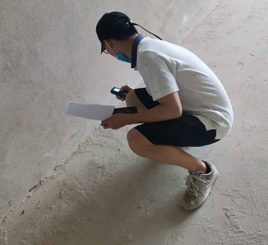 設計師量房現(xiàn)場