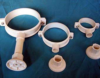 所有線管、水管必須用管卡固定