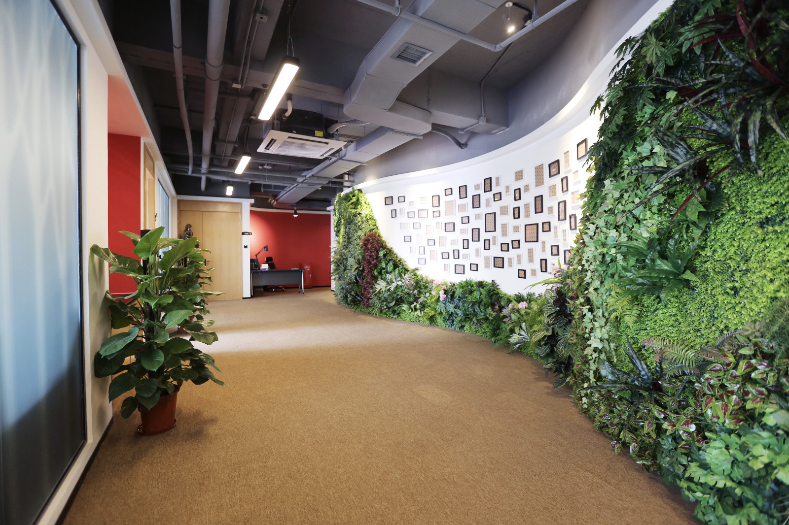 辦公室照片墻怎么設(shè)計裝修效果圖，選擇照片有技巧