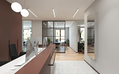 45平米辦公室現(xiàn)代裝修設(shè)計(jì)圖：如何發(fā)揮辦公室的最大潛力？