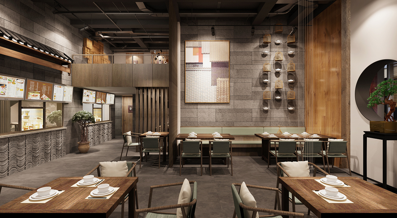 南寧粉店裝修設(shè)計效果圖/南寧粉店裝修費用多少錢？